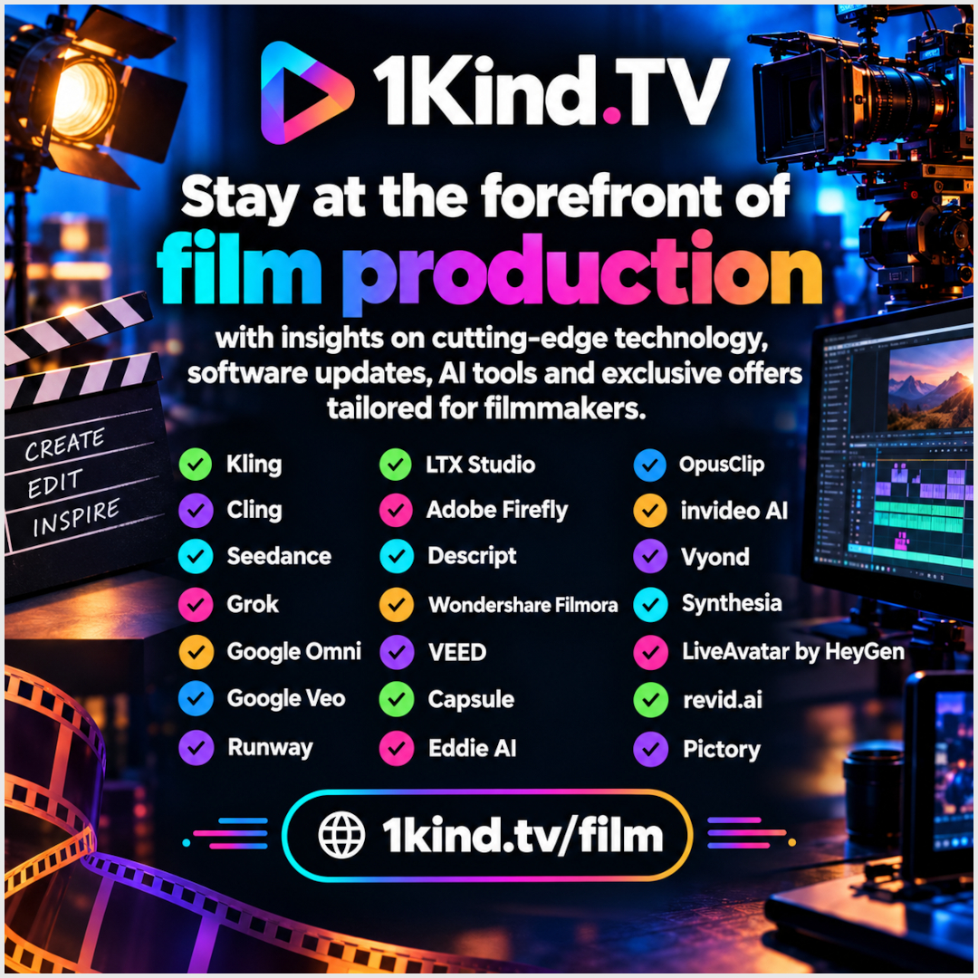 Film Tech News From 1Kind.TV