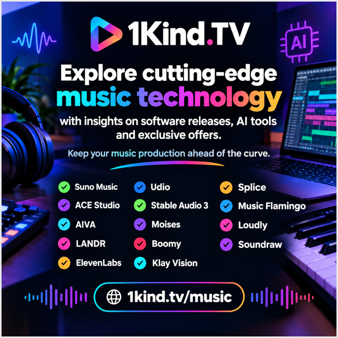 Music Tech News From 1Kind.TV